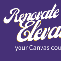 renovate and elevate your canvas course logo