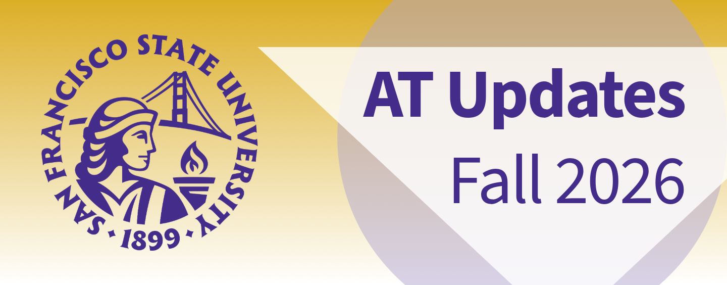 AT updates for fall 2026