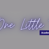 one little thing banner