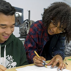 students in classroom